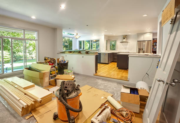 Professional Kitchen Island Installation technician working in Dublin, VA
